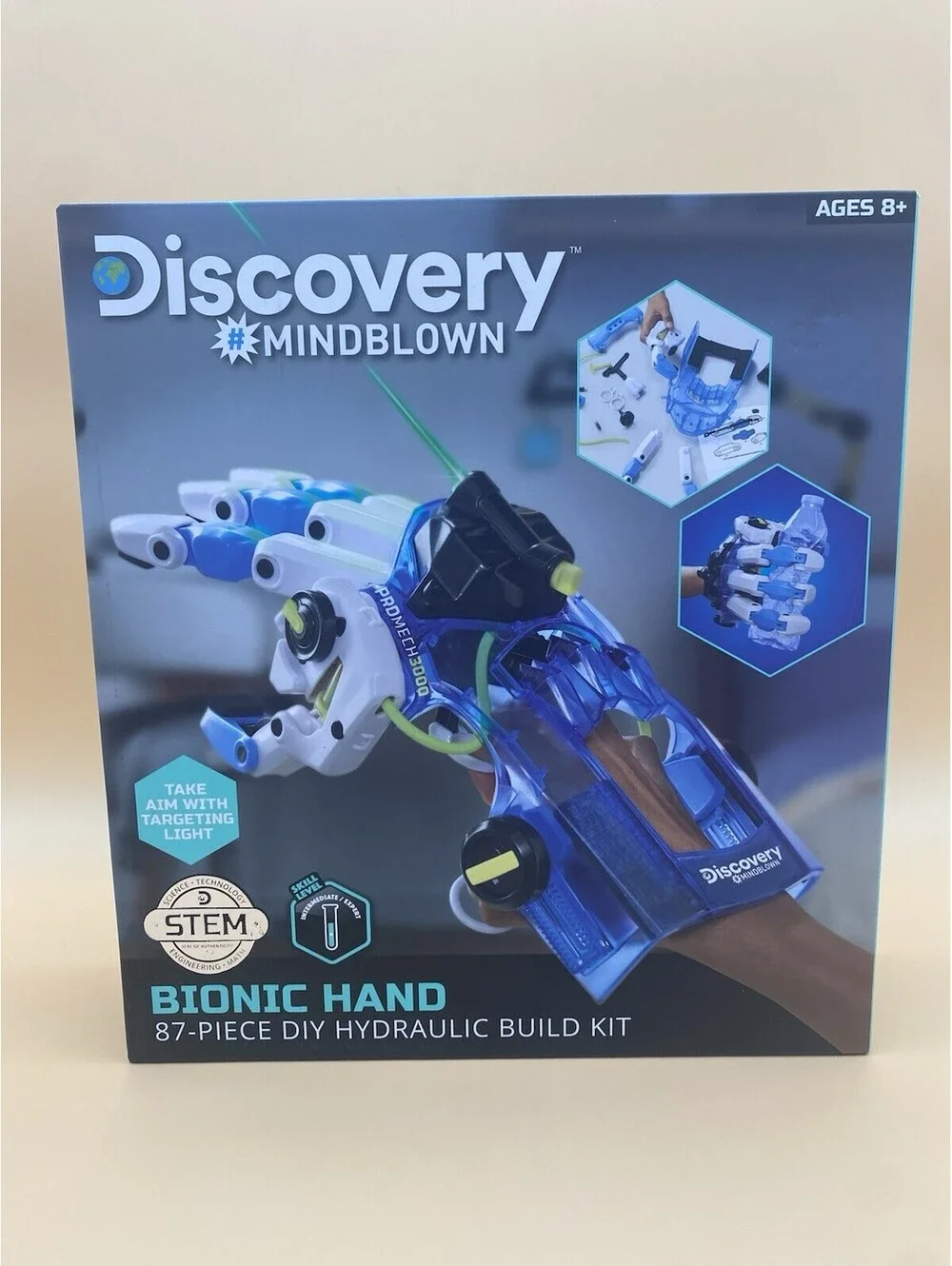 Discovery Bionic Hand 87-Piece DIY Hydraulic Build Kit - New - 2023 #MindBlown